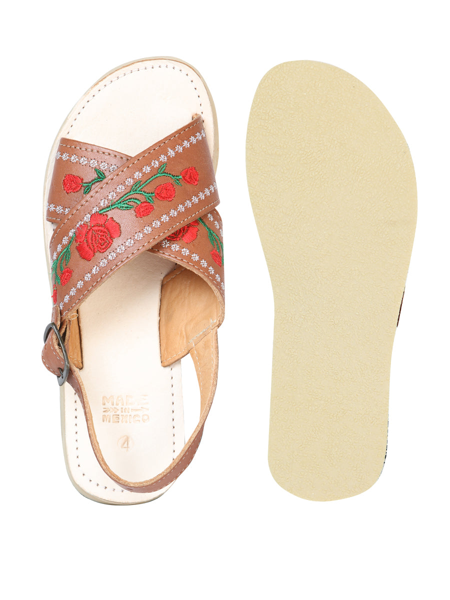 Mexican Artisanal Sandals Leather Tang 603927