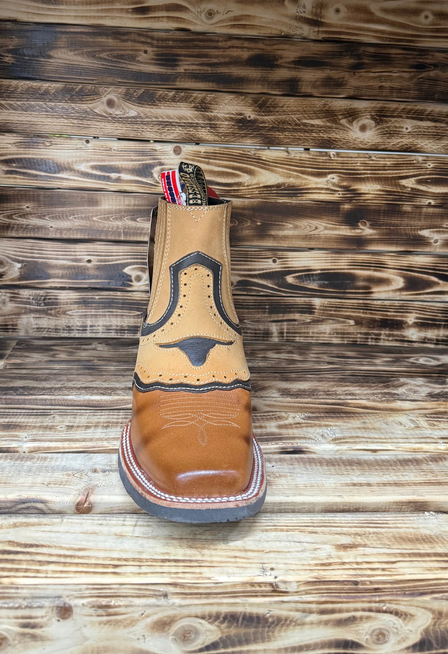 ankle boot bull head