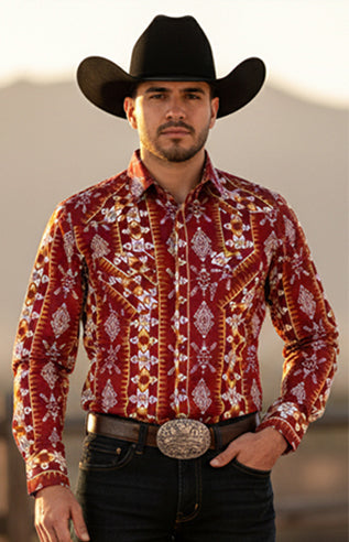 Men's Snap Button Shirt