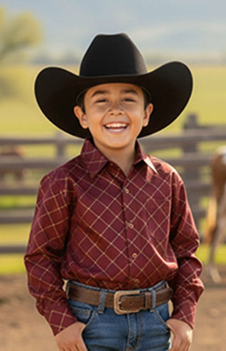Kid's Fashion Western Shirt
