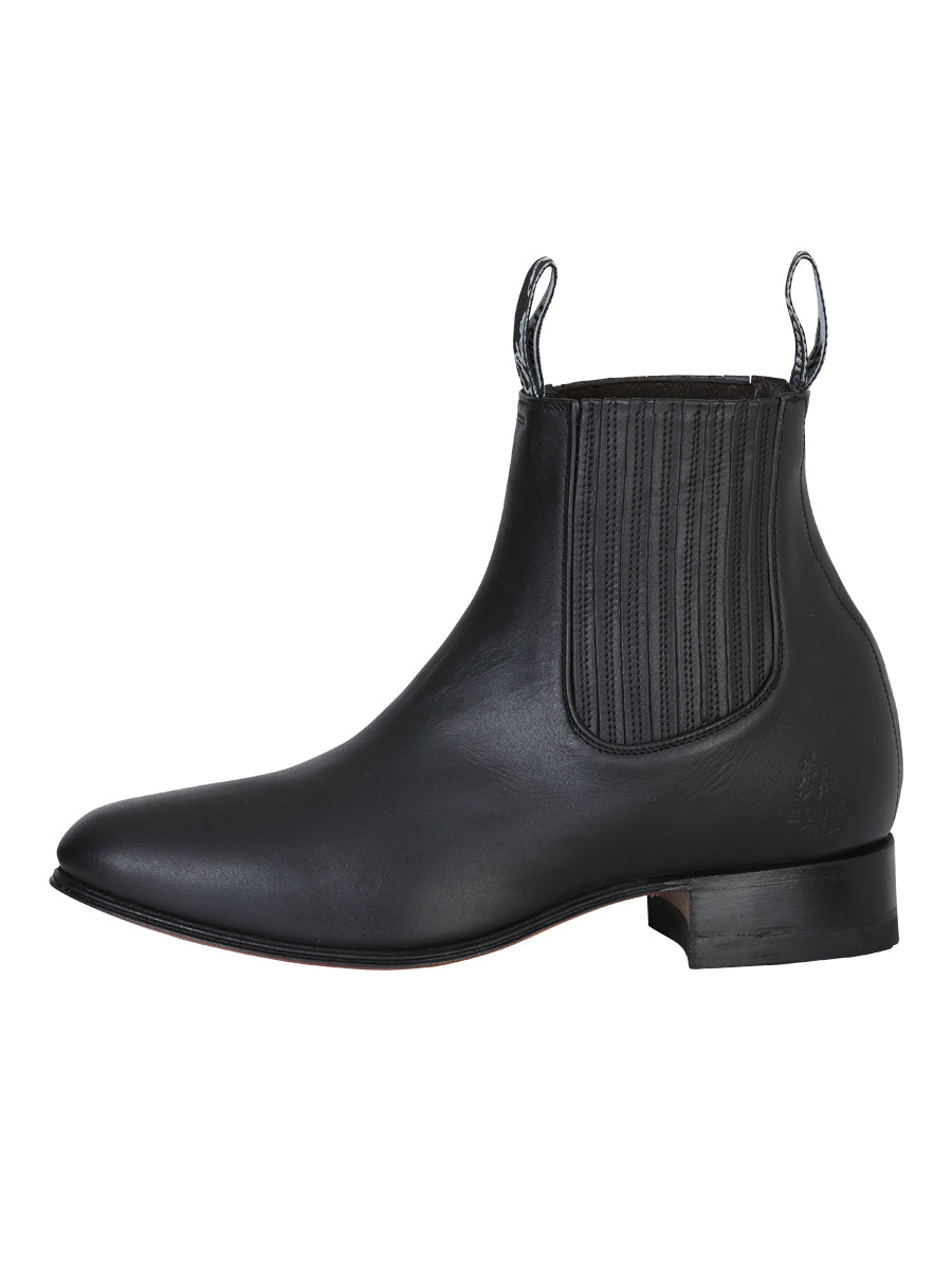 El Canelo - Charro Ankle Boot   - Atlas Black 232