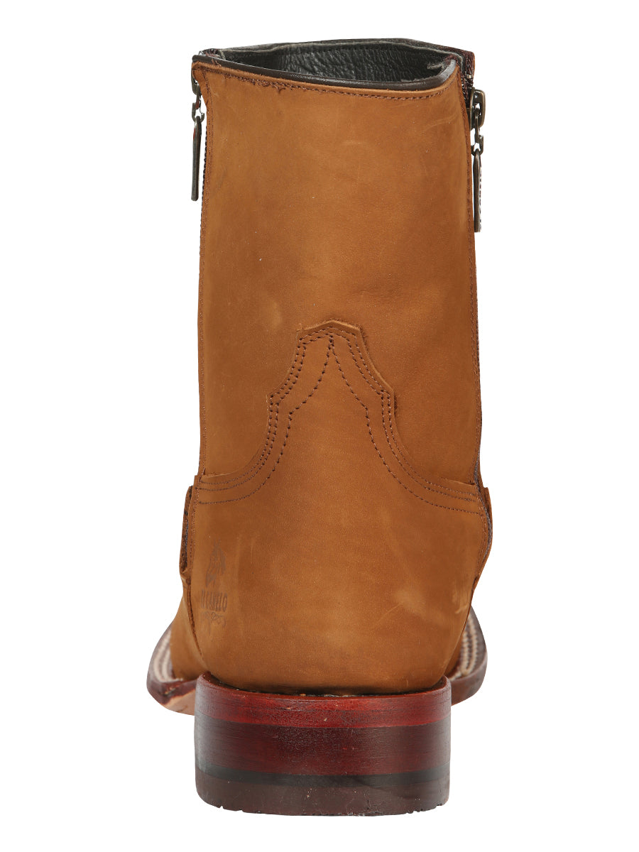 El Canelo Men’s Ankle Boots - Nobuck Taupe 45215