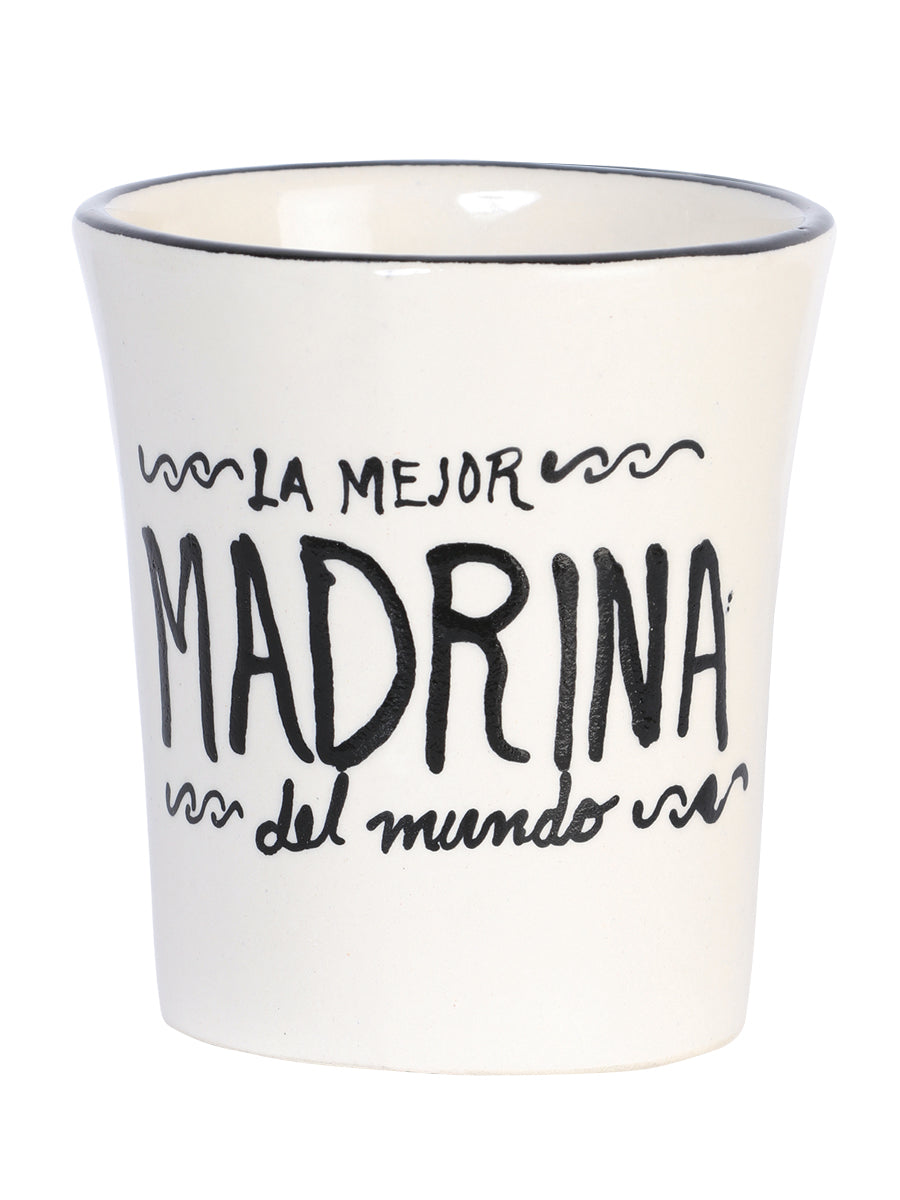 Artisanal Decorative Coffee Mug God-Mother Talavera Beige  601886