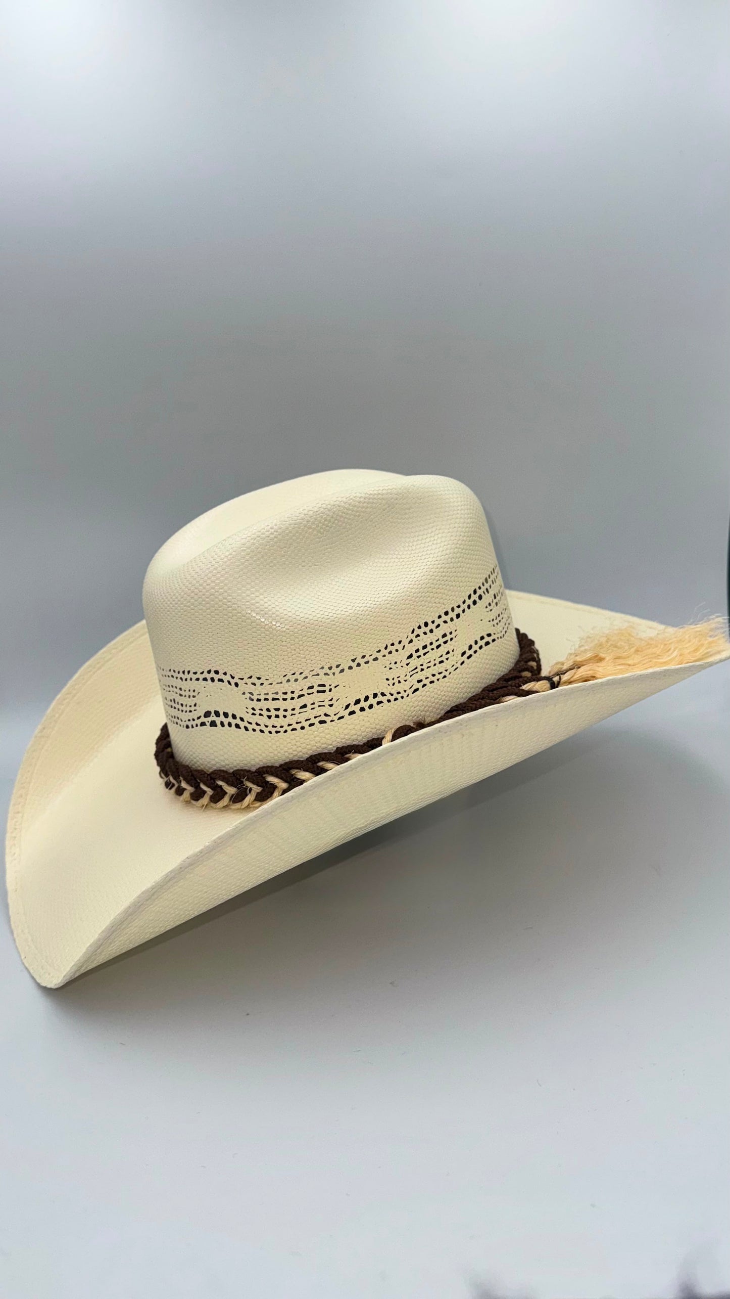 Straw Hat Shantung With  hatband