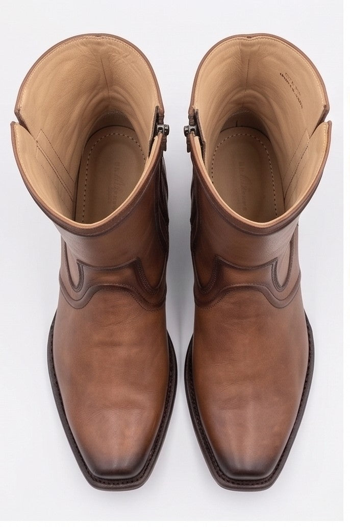 Palermo Booties Honey Leather (Miel)