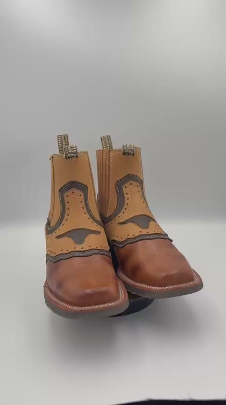 ankle boot bull head